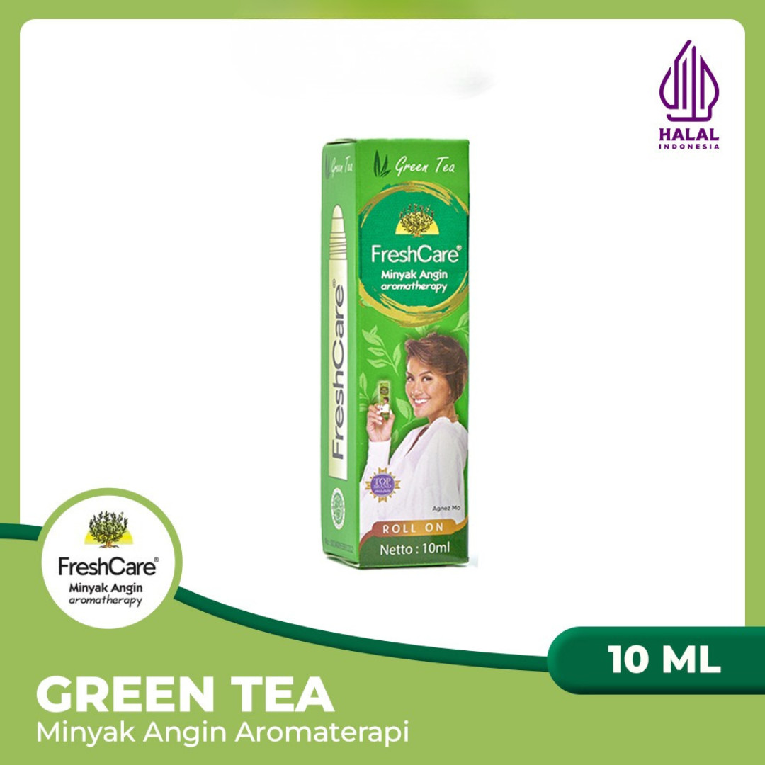 FreshCare Té Verde Aromaterapia Roll-On 10 ml | Aceite Herbal Refrescante