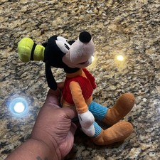 Disney Goofy Plush Just Play 9 Inch Stuffed Animal Toy Orange Sweater Blue Pants