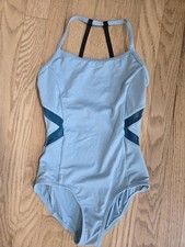 Capezio Blue Dance Leotard, Size Medium Girls, Fun Blue Style