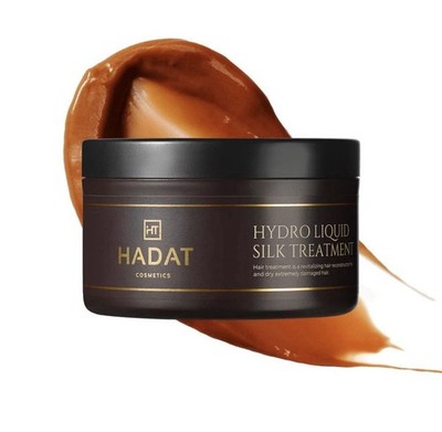 HADAT Liquid Silk Treatment   Premium Hair Mask for Dry Damaged Hair  Deep Co...