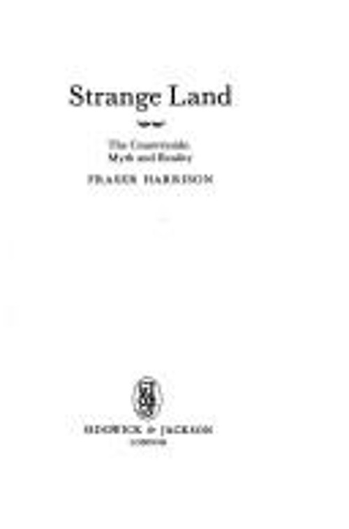 Tierra Extraña: El Campo: Mito Y Realidad Tapa Blanda Fraser