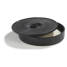 Carlisle 071703 12" Black Tortilla Server with Lid