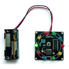 Soldering Practice Kit for Beginners DIY Electronic Lucky Wheel Game Board,