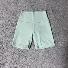 Lululemon Size 4 Align Short 6" Fog Green High Rise Biker Style