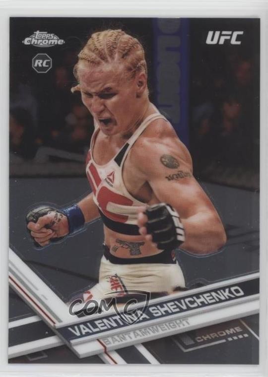 2017 Topps Chrome UFC Valentina Shevchenko #83 Rookie RC
