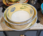 3 Maxam Mediterranean Large Serving Bowl  Italy Hand painted Discontinued — photo 1