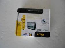 EZCAP Cassette Player Capture, USB Tape Audio to MP3 CD PC Converter *Mint*