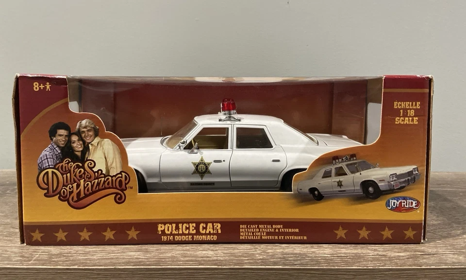 Ertl Joyride 1974 Dodge Monaco Dukes of Hazzard Police Car 1/18 Diecast - Image 2 of 4