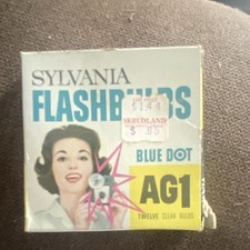SYLVANIA Flashbulbs AG1 Blue Dot Model 12 Clear Bulbs High Performance Lighting