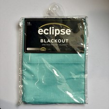 ECLIPSE Kendall Modern Blackout Thermal One Rod Pocket Window Curtain 42  X 18  