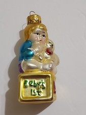 Baby's First Christmas Glass Ornament