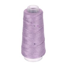 Cotton Silk Yarn Cotton Silk Blend Sparkly Yarn with Sequins, 50g Purple 