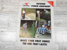 Robin Outdoor Power Equipment Dealer Sales Information Brochure