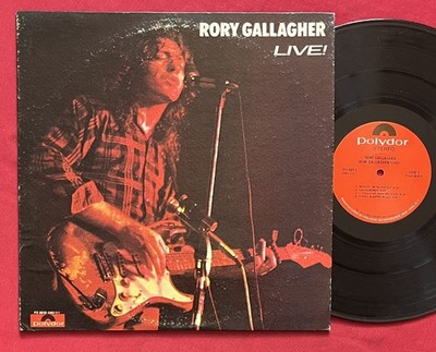 RORY GALLAGHER ~LIVE! LP (1972) ORIG PRESS BLUES ROCK POLYDOR PD-5513