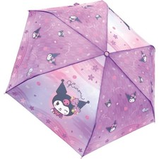 Kuromi folding umbrella 53cm hand-opening Japanese pattern Sanrio
