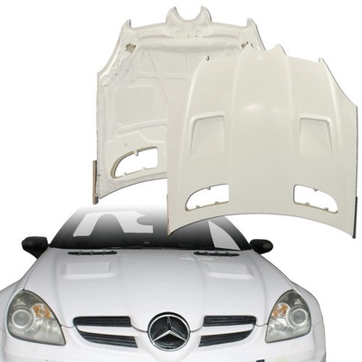 ModeloDrive FRP BLK Series Hood SLK (R171) for SLK-Class Mercedes-Benz 05-11 mo