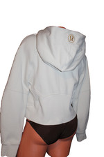 Lululemon White Cropped Hoodie Size XS