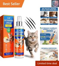 Cat Deterrent Spray - Safe Indoor  Outdoor Deterrent for Furniture Protectio...