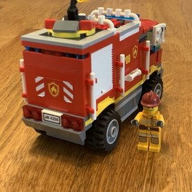 LEGO City - 4X4 Fire Truck #4208 (2012) 243 Pieces COMPLETE No Box