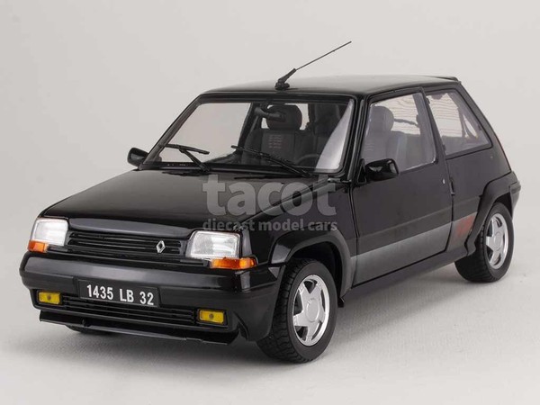Renault Supercinq GT Turbo 1989 Norev 1/18 Modellauto Schwarz Metall-image