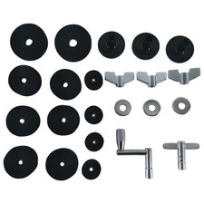 1 Set Practical Drum Kit Felt Pads Set Drum Supplies Gadgets