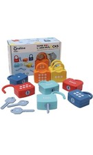 Kids Learning Locks with Keys Numbers Matching  Counting Montessor... Fast Ship