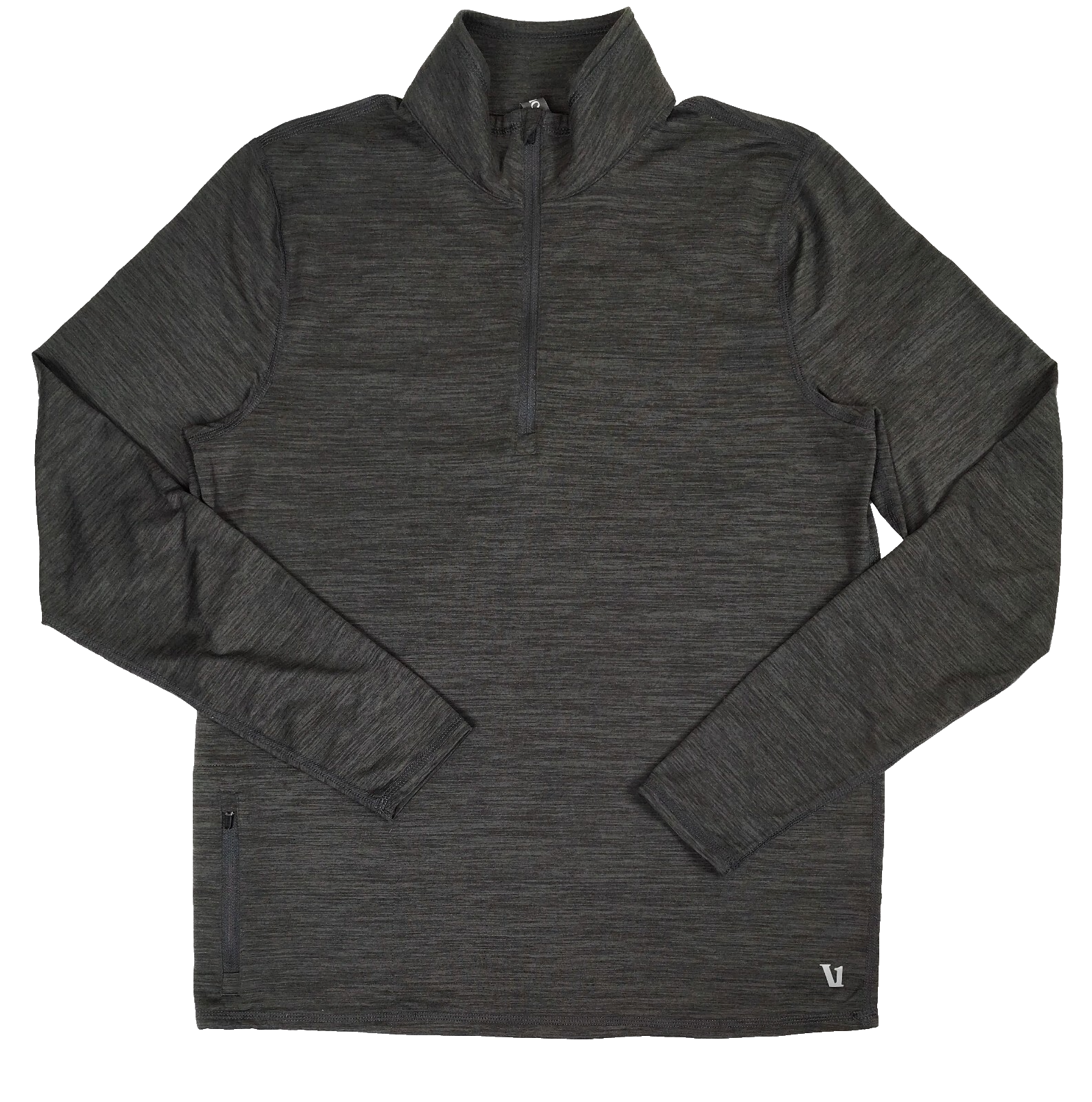 Vuori Ease Performance 1/2 Half Zip Mens M Pullover Mock Neck V221 Heather Gray