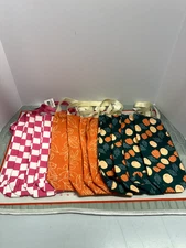 Reusable Wine Bottle Gift Bags – Assorted Prints Cloth 10 or 12 Pack with Handle