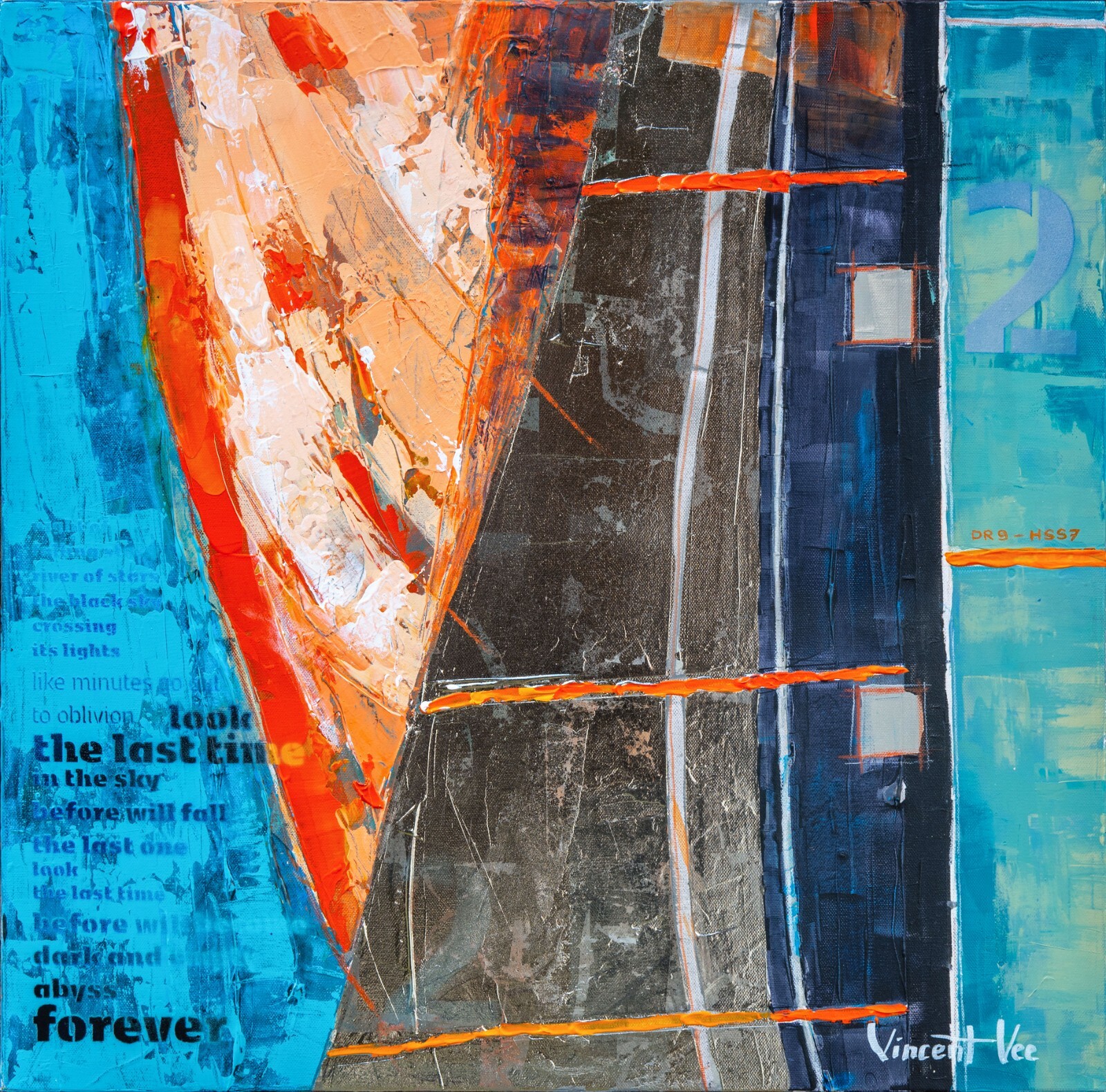 RESUMEN PINTURA Original para Decoración del Hogar por Vincent Vee