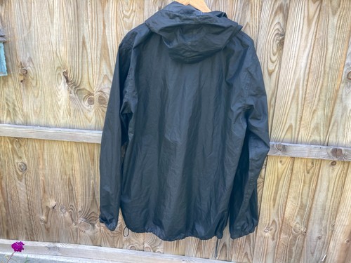 CHAQUETA NEGRA LIGERA GELERT PARA HOMBRE VERANO XXL CAPUCHA ABRIGO DE CICLISMO 2XL - Imagen 7 de 8