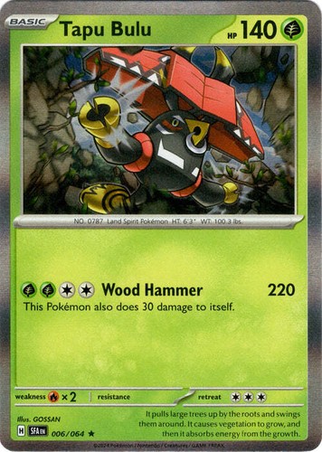 tapu bulu pokemon card price Tapu Bulu - 006/064 6