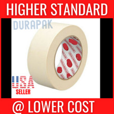 2 Roll 1-1/2" 60 YD General Purpose Paper Masking Tape Holding Bundling Sealing