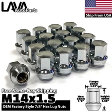 20x Chrome 14x1.5 OEM Factory Lug Nut Fit Dodge Chrysler Jeep Ram Stock Wheels