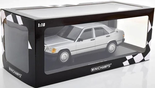 1/18 MERCEDES BENZ 190 E (W201) 1984 PLATA MINICHAMPS - Imagen 3 de 3