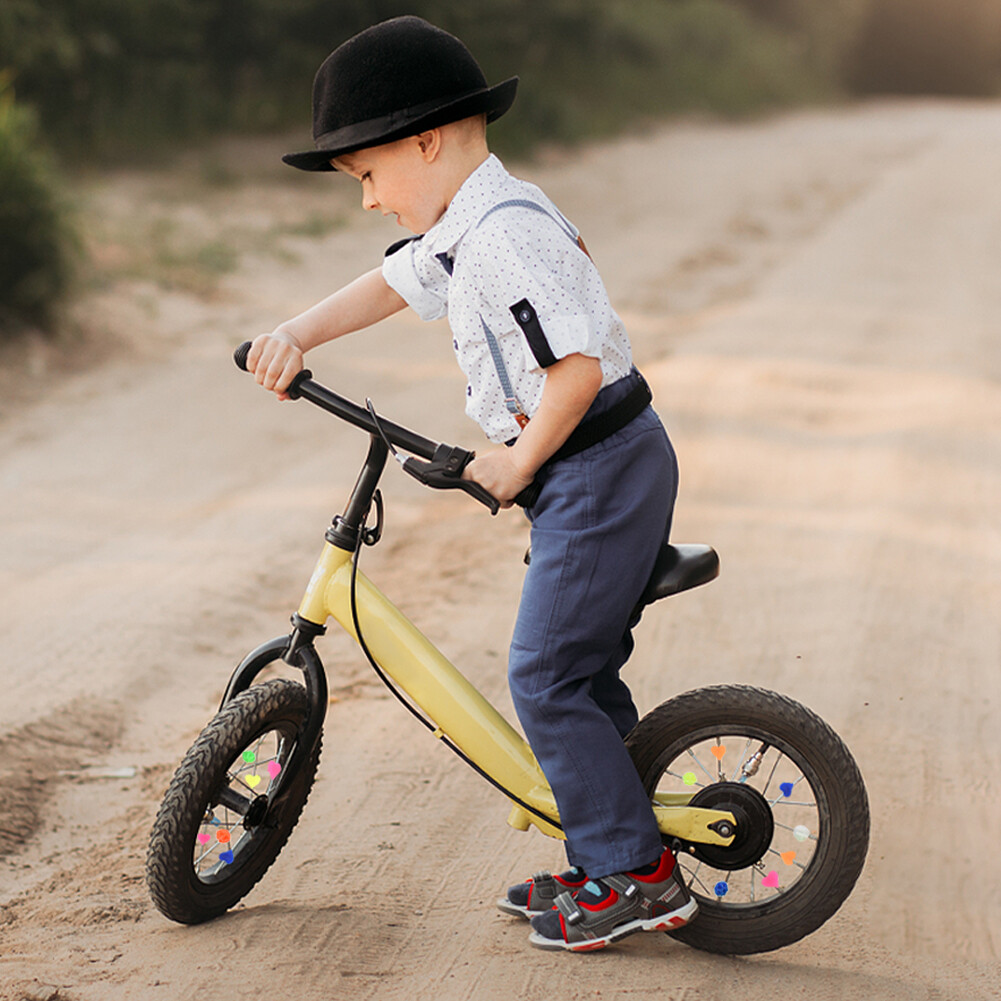 6bags Bicycle Spoke Decoration Accessories Kids Bike Star Moon