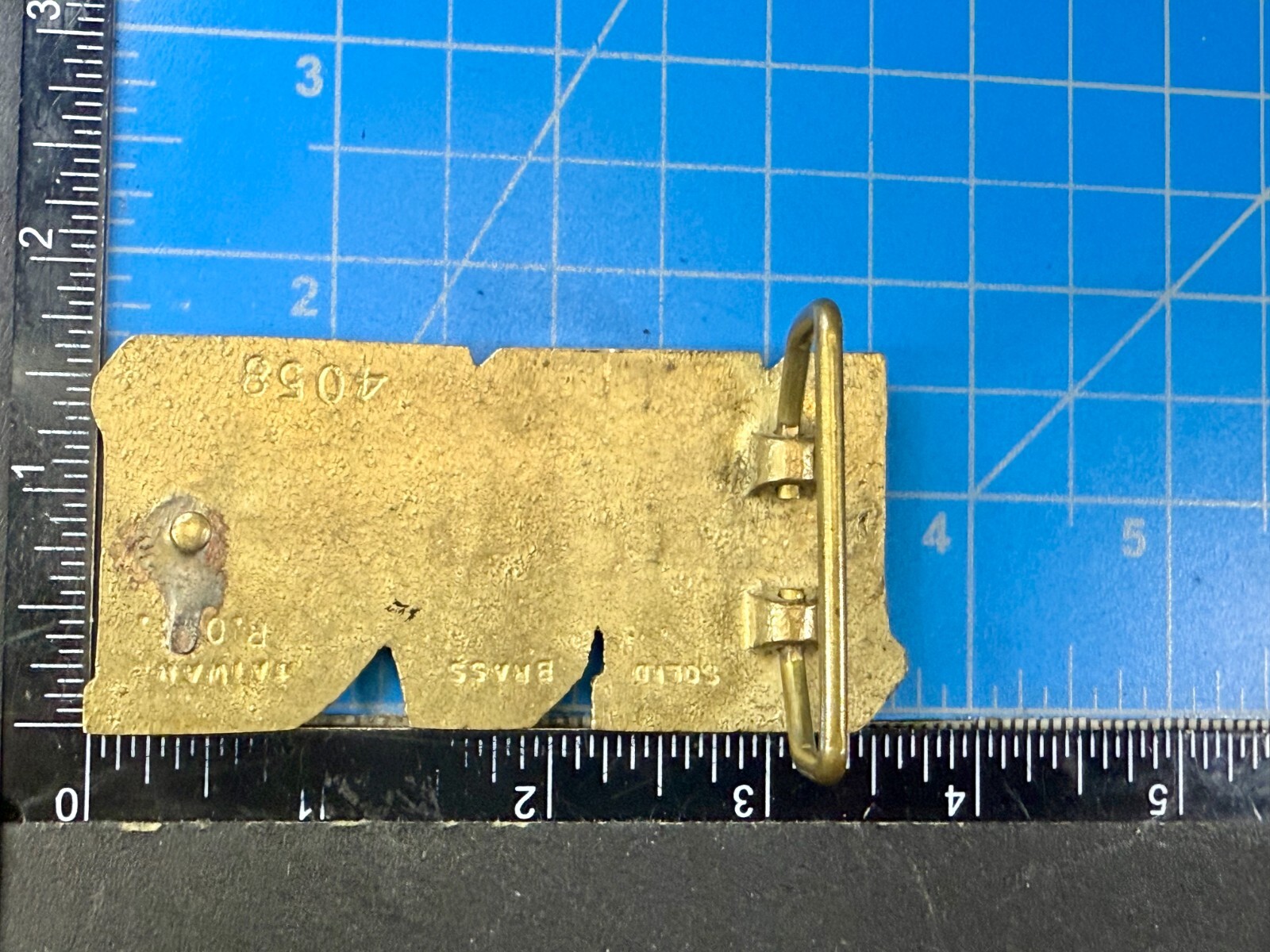 Custom Name DAN Block Letter Solid Brass Vintage … - image 4