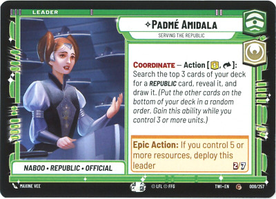 Padme Amidala - Serving the Republic - Twilight of the Republic