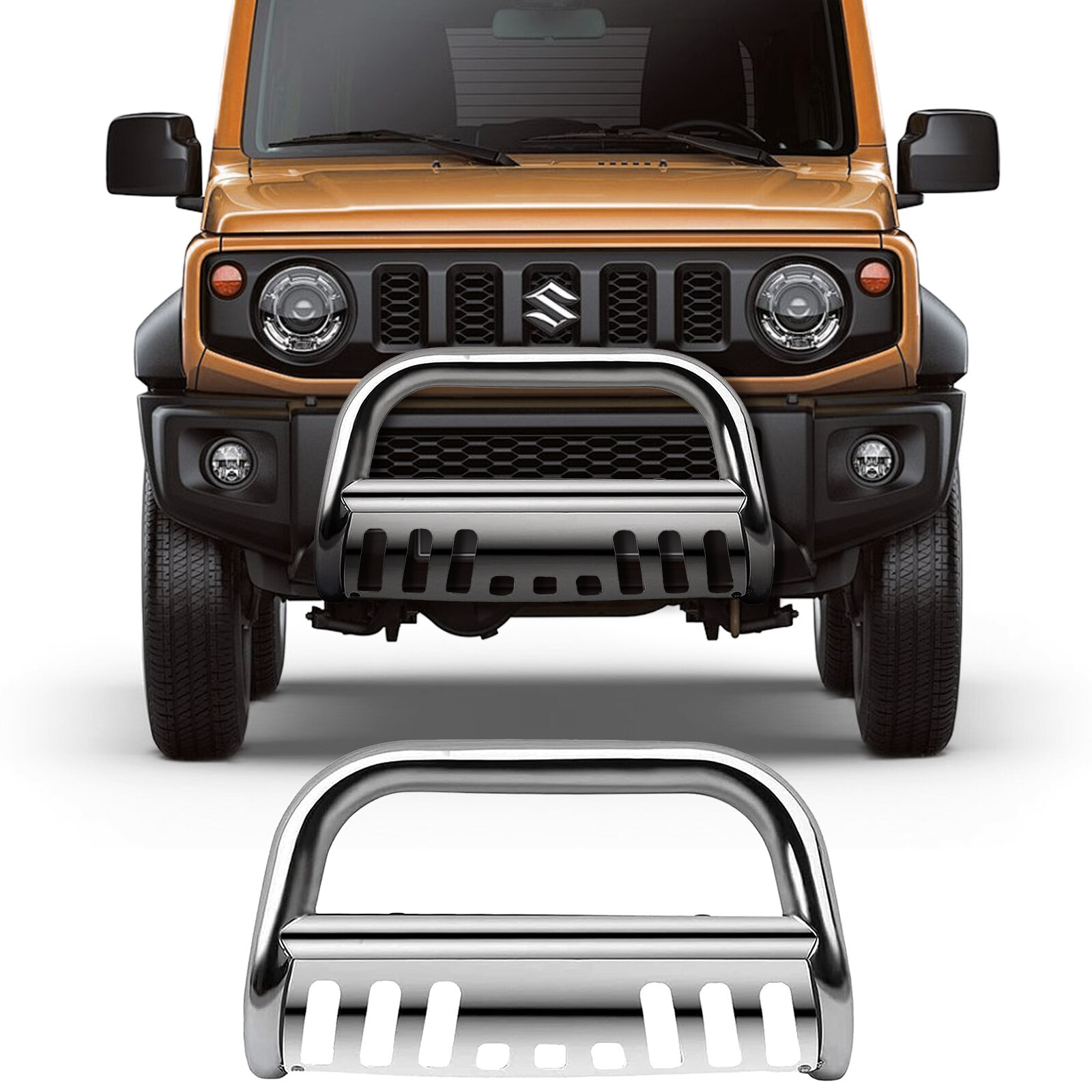 Steel Bull Bar for fit 05-15 Toyota Tacoma Truck Push Bumper Grille Guard Chrome