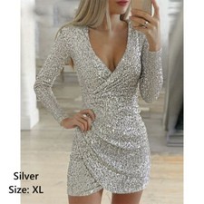Clubwear Ball Gown Party Evening Dresses Sequin Mini Dress Bodycon Party Dress