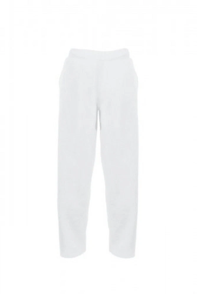 Kids White Jog Pants Boys Girls Plain Jogging Bottoms Sweat Pants Ages 2 -  15