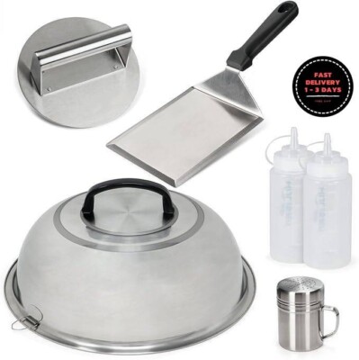 Kit para hacer hamburguesas aplastadas prensa para hamburguesas tapa ...