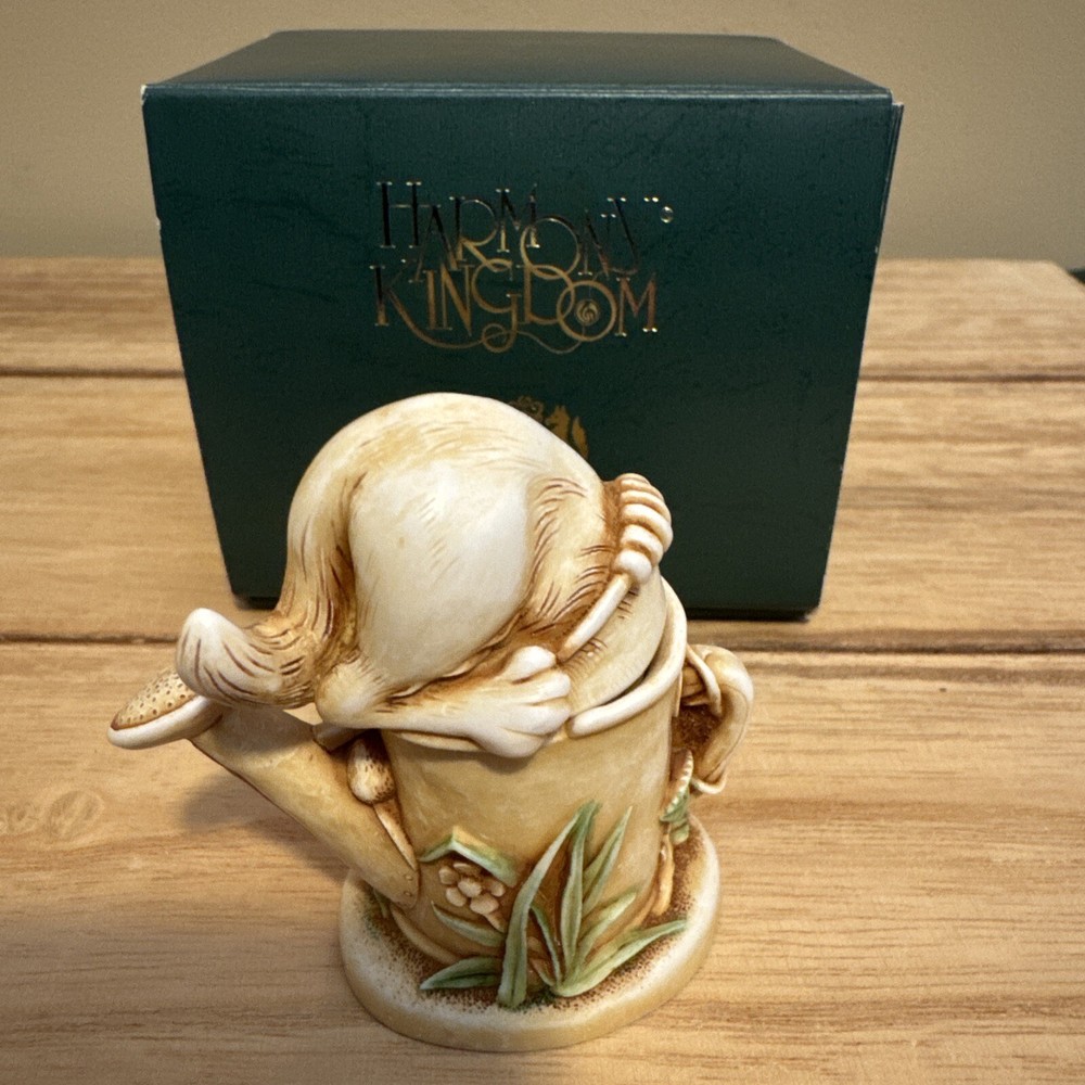Vintage 1999 Harmony Kingdom Catch as Catch Can Cat in Can UK  Figurine Mint!
