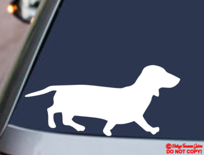 DACHSHUND DOG Vinyl Decal Sticker Car Rear Window Bumper WIENER DOG PUPPY K-9