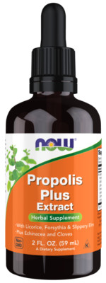 NOW Foods Propolis Plus Extrakt 59 ml - Unterstützt die Gesundheit des Immunsystems