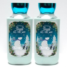 Lot of 2 Bath and Body Works JINGLE ALL THE WAY Body Lotion 8oz