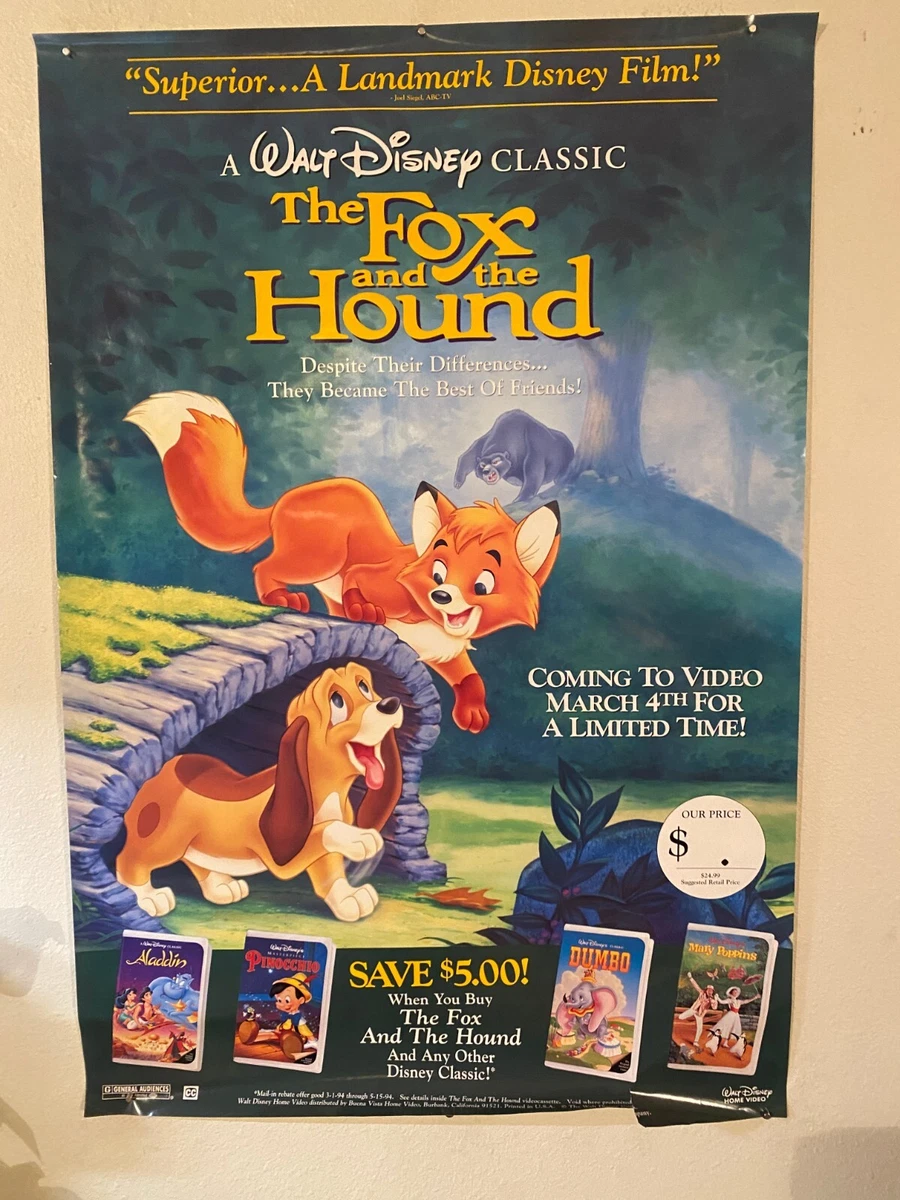 Opening To The Fox And The Hound 1994 Vhs The Fox And The Hound Poster