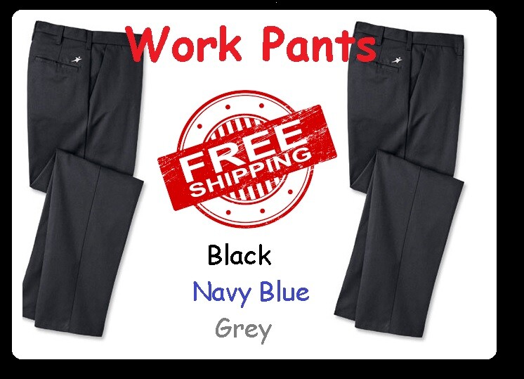 Used Uniform Work Pants Available in 3 Colors Free… Gem