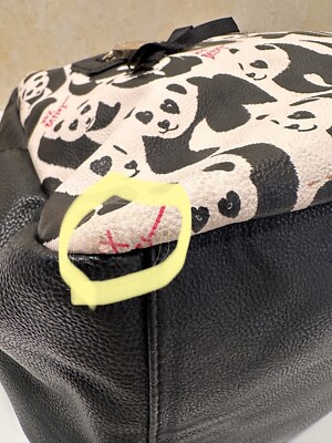 Betsey Johnson Oversized Panda Floral Backpack Excellent  display picture 3