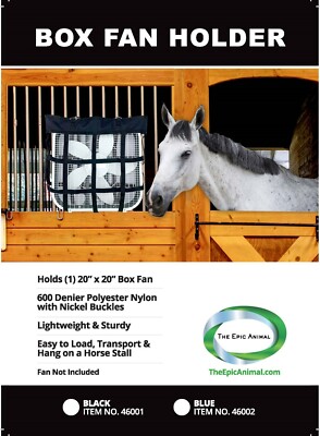 Box Fan Holder for Horse Stall Blue #46002