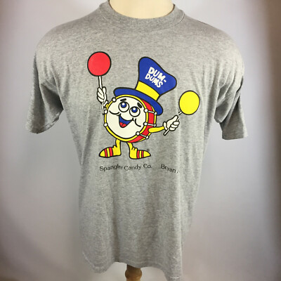 Vintage 90s Grunge Dum Dum Suckers Candy Spangler Candy Co Bryan Ohio T Shirt 